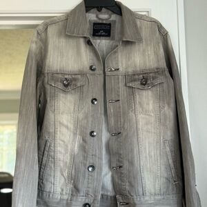 Calvin Klein Jeans Gray Lightweight Shirt Jacket